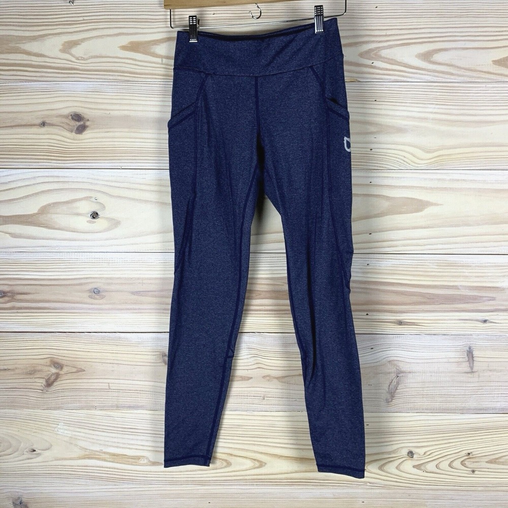 Baleaf Pants Activewear Legging Small Blue Mid Rise Side Pockets